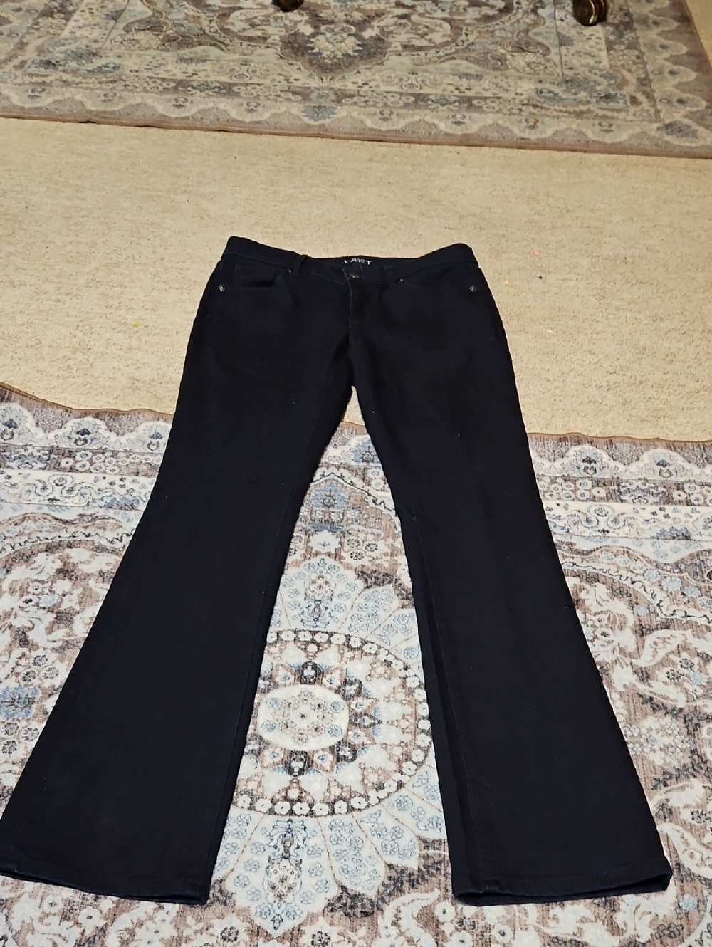 LOFT Black Boot Cut Jeans
